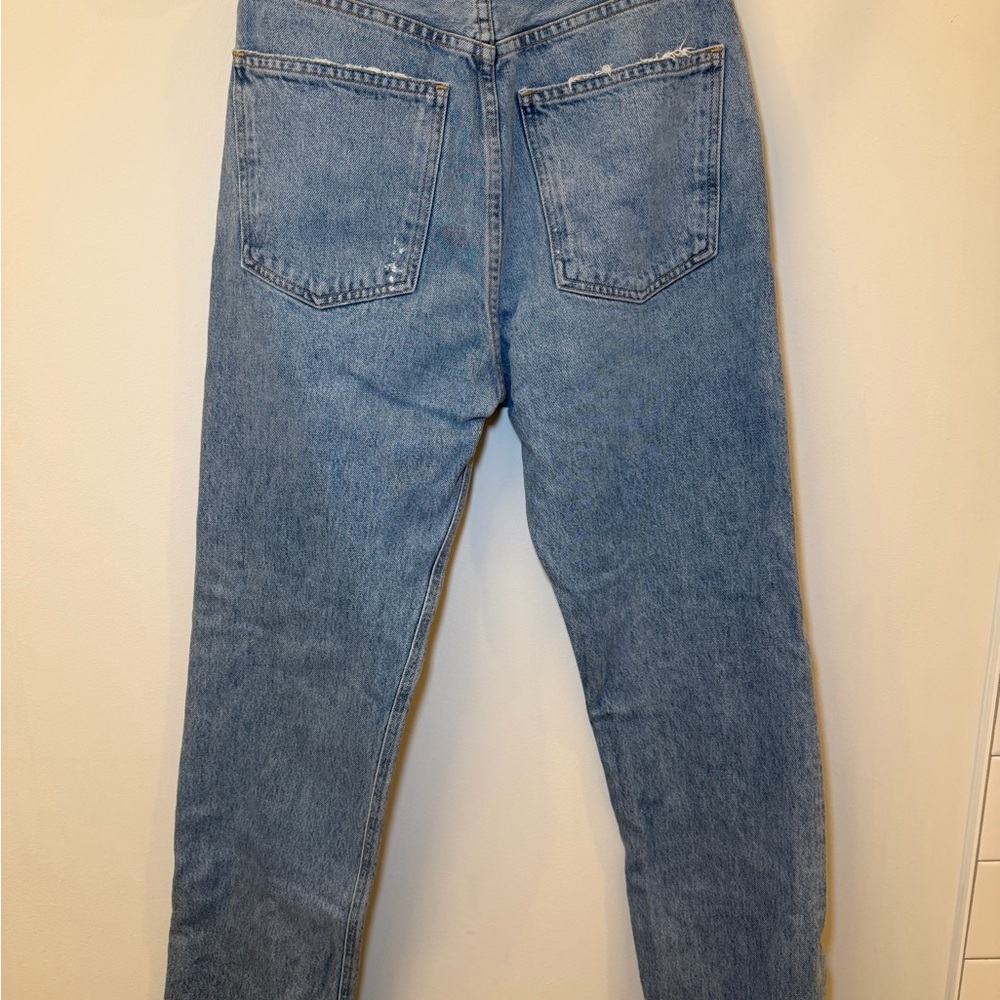 Agolde Light Blue 90s Pinch Waist High Rise Jeans - Picture 5 of 8